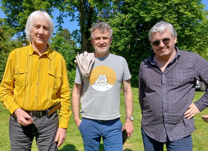 François Louange, Frédéric Courtade, & Antoine Cousyn au siège de la société « François Louange consultant® le 29 Avril 2025